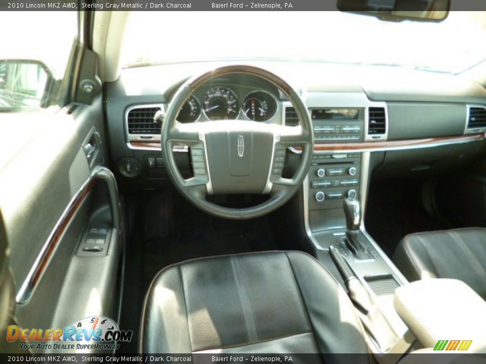 2010 Lincoln MKZ AWD Sterling Gray Metallic / Dark Charcoal Photo #14