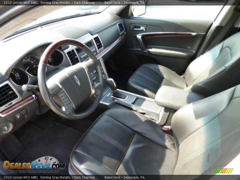 2010 Lincoln MKZ AWD Sterling Gray Metallic / Dark Charcoal Photo #16