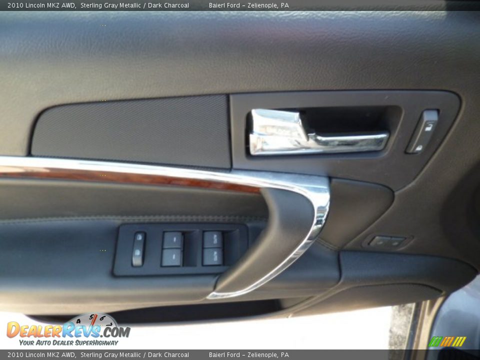 2010 Lincoln MKZ AWD Sterling Gray Metallic / Dark Charcoal Photo #17