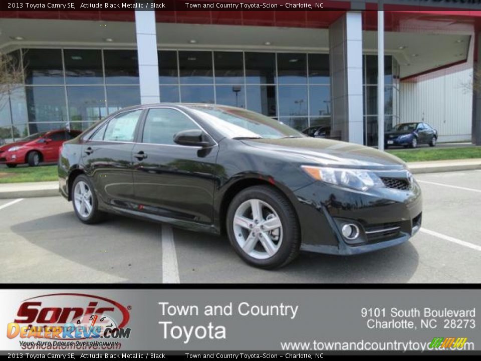 2013 Toyota Camry SE Attitude Black Metallic / Black Photo #1