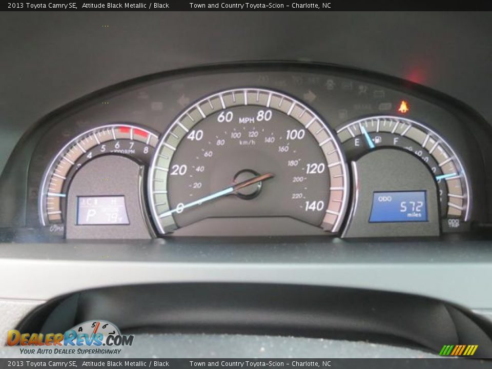 2013 Toyota Camry SE Attitude Black Metallic / Black Photo #12