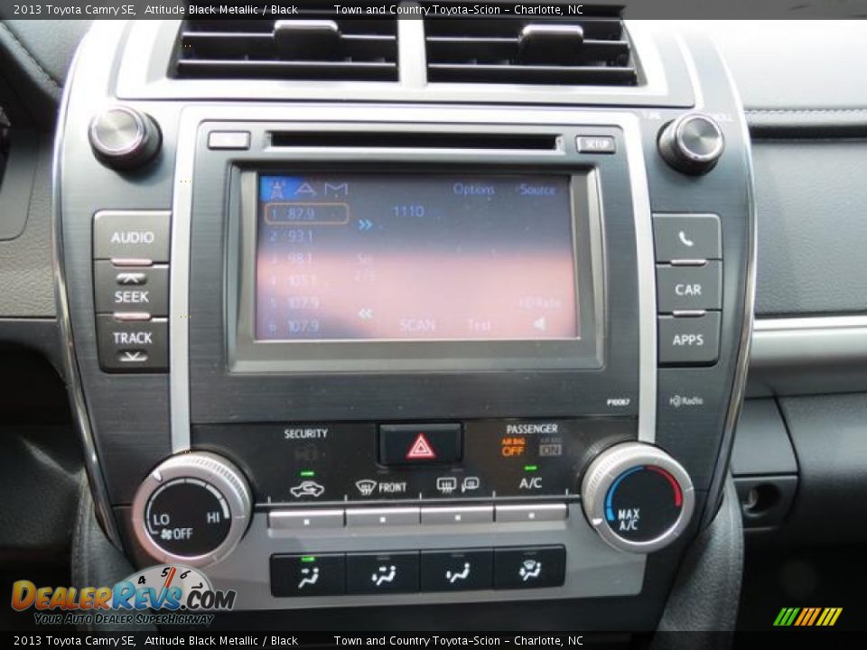 2013 Toyota Camry SE Attitude Black Metallic / Black Photo #13
