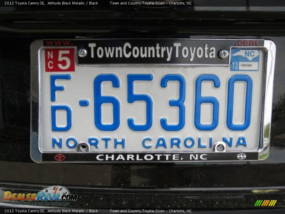 2013 Toyota Camry SE Attitude Black Metallic / Black Photo #22