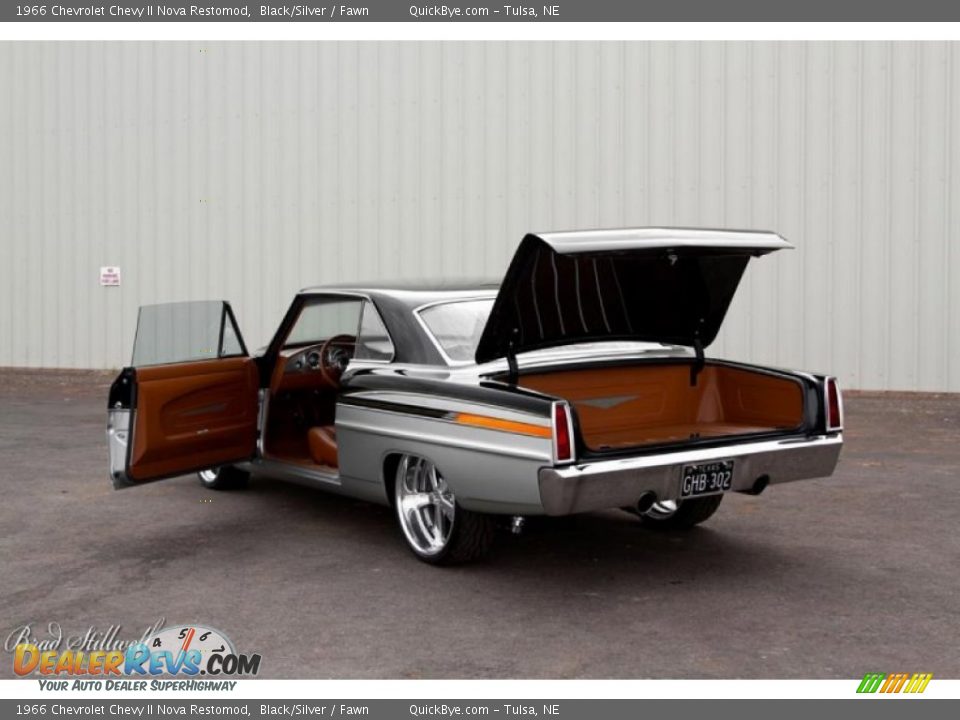 1966 Chevrolet Chevy II Nova Restomod Black/Silver / Fawn Photo #7