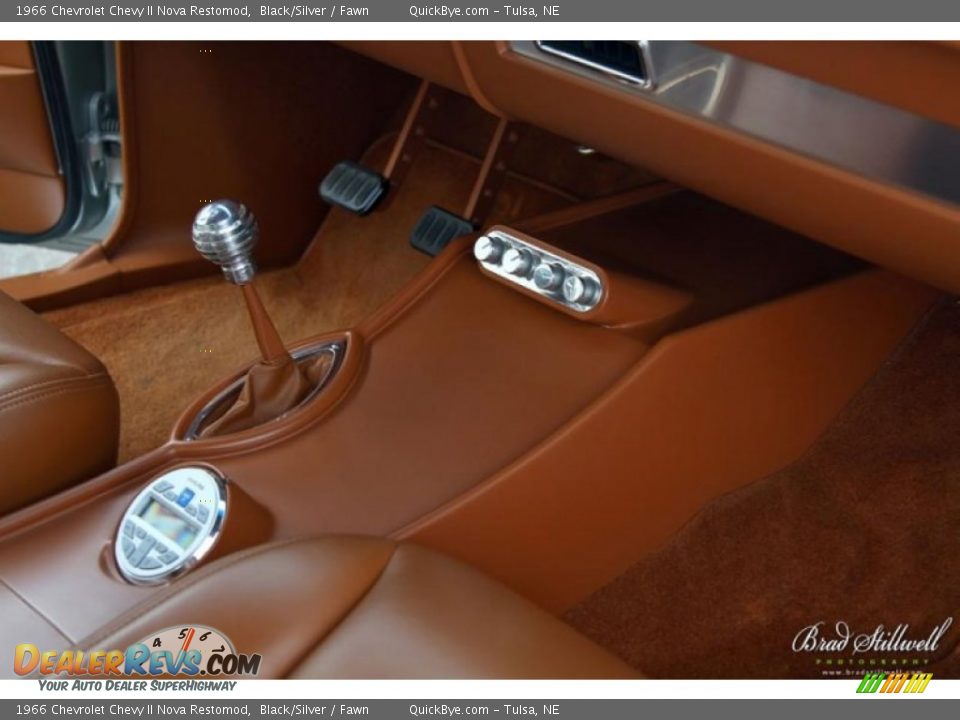 1966 Chevrolet Chevy II Nova Restomod Black/Silver / Fawn Photo #8