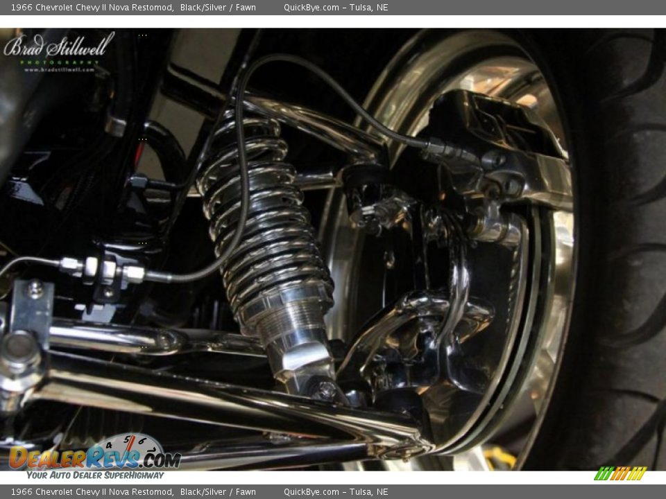 1966 Chevrolet Chevy II Nova Restomod Black/Silver / Fawn Photo #9