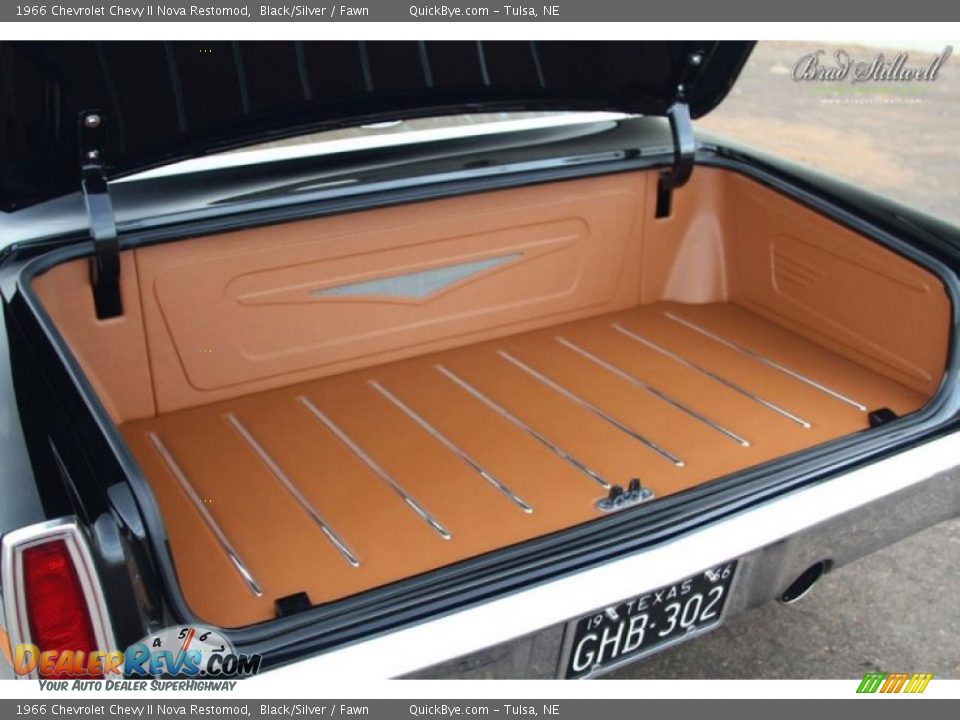 1966 Chevrolet Chevy II Nova Restomod Black/Silver / Fawn Photo #11
