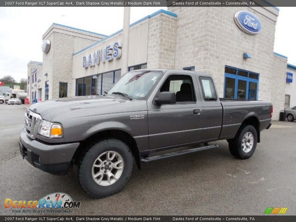 2007 Ford Ranger XLT SuperCab 4x4 Dark Shadow Grey Metallic / Medium Dark Flint Photo #1