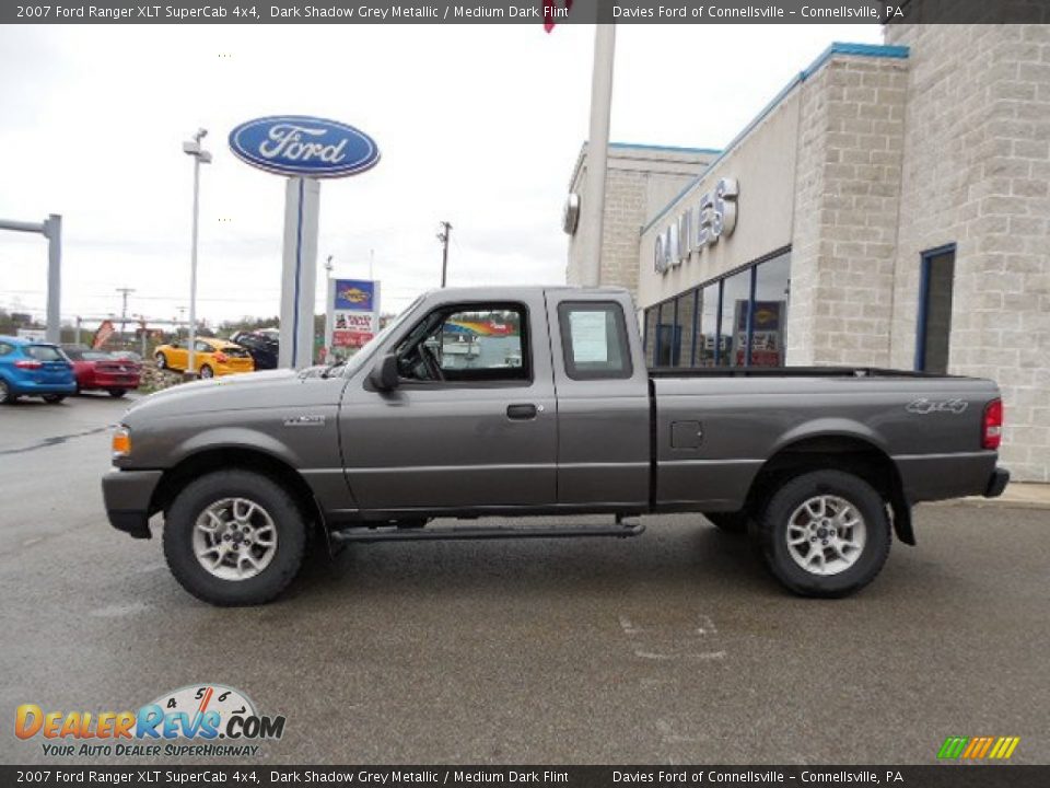 2007 Ford Ranger XLT SuperCab 4x4 Dark Shadow Grey Metallic / Medium Dark Flint Photo #2