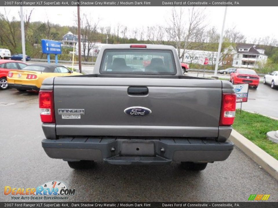 2007 Ford Ranger XLT SuperCab 4x4 Dark Shadow Grey Metallic / Medium Dark Flint Photo #4