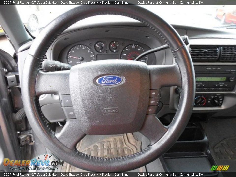 2007 Ford Ranger XLT SuperCab 4x4 Dark Shadow Grey Metallic / Medium Dark Flint Photo #12