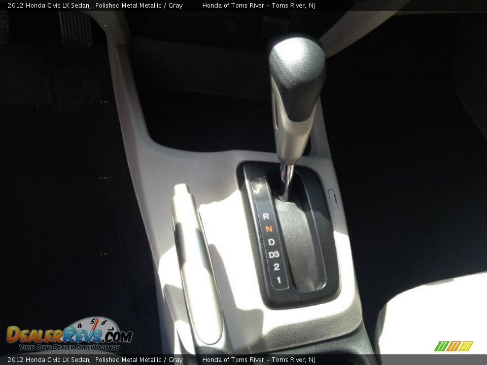 2012 Honda Civic LX Sedan Polished Metal Metallic / Gray Photo #13