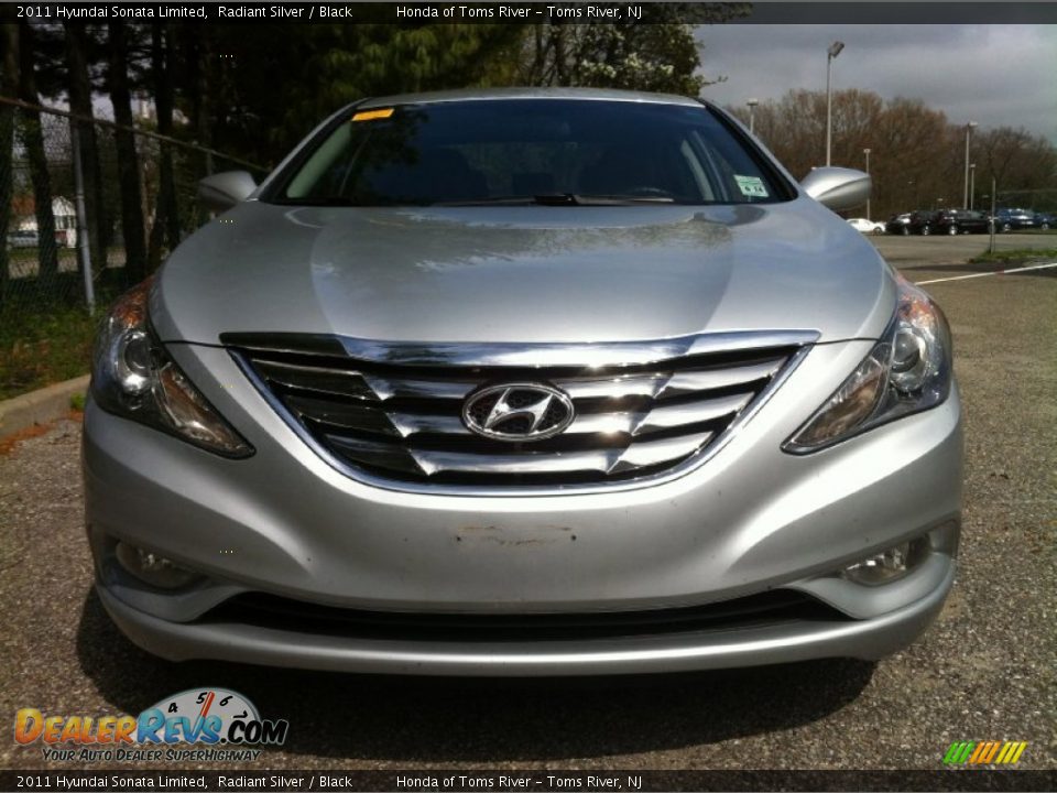 2011 Hyundai Sonata Limited Radiant Silver / Black Photo #2