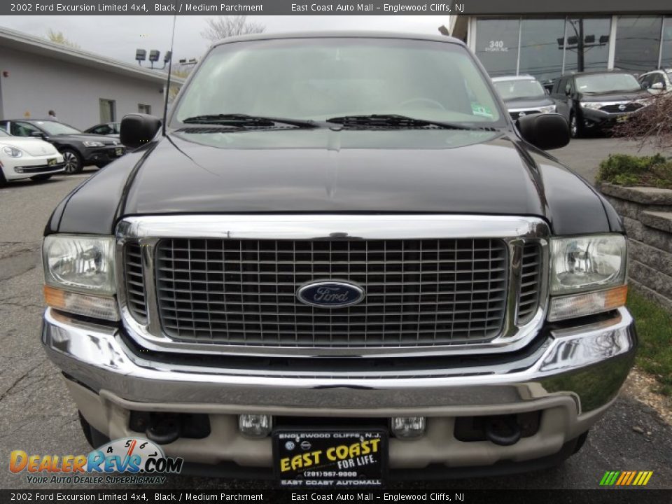 2002 Ford Excursion Limited 4x4 Black / Medium Parchment Photo #2