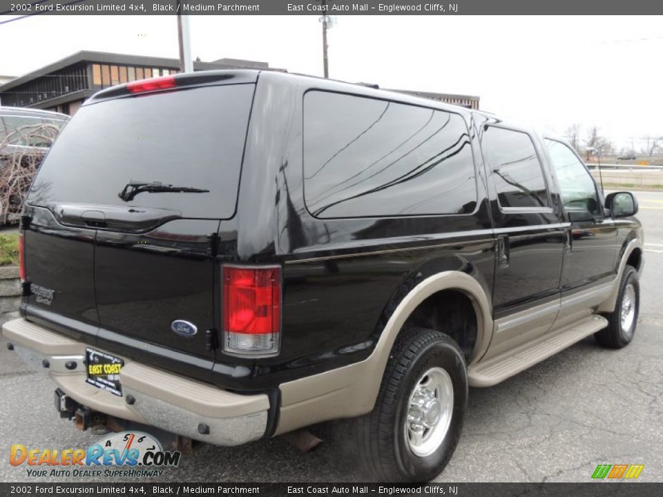 2002 Ford Excursion Limited 4x4 Black / Medium Parchment Photo #4