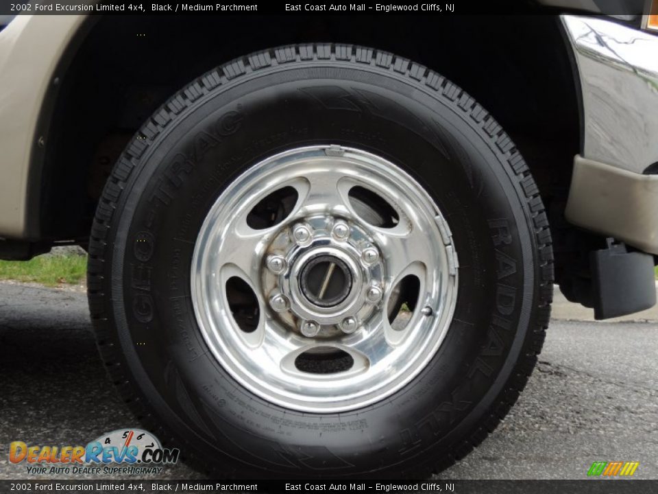 2002 Ford Excursion Limited 4x4 Black / Medium Parchment Photo #8