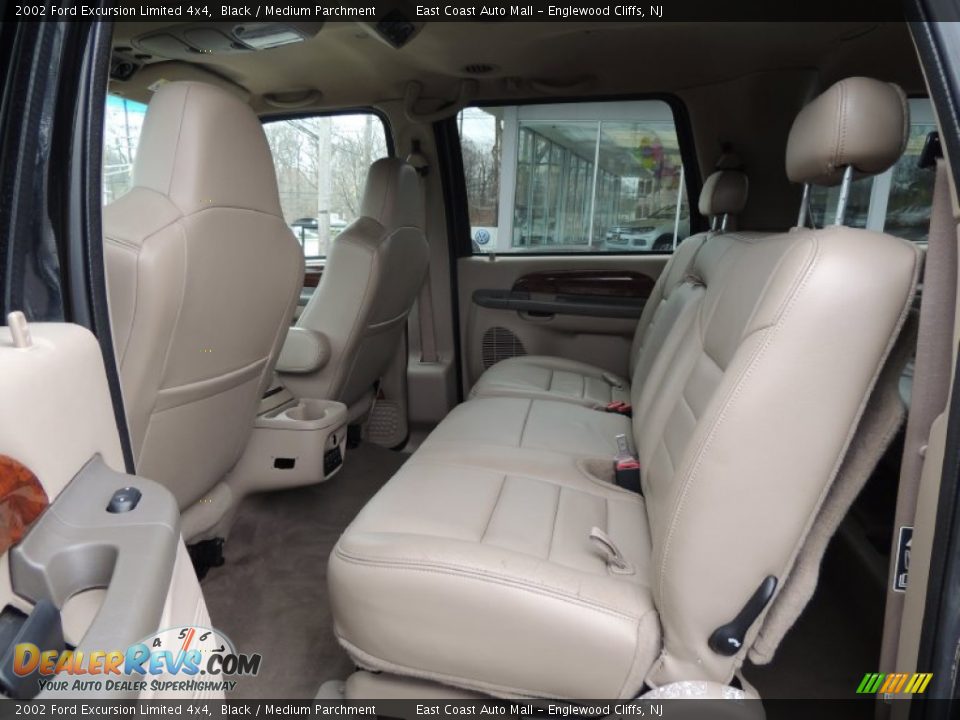 2002 Ford Excursion Limited 4x4 Black / Medium Parchment Photo #9