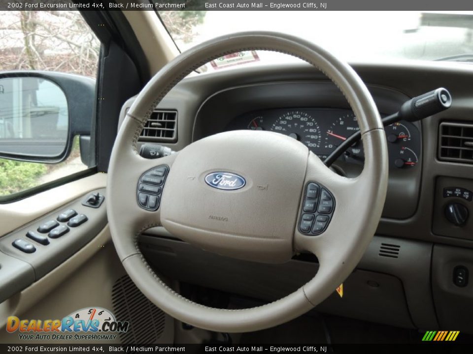 2002 Ford Excursion Limited 4x4 Black / Medium Parchment Photo #13