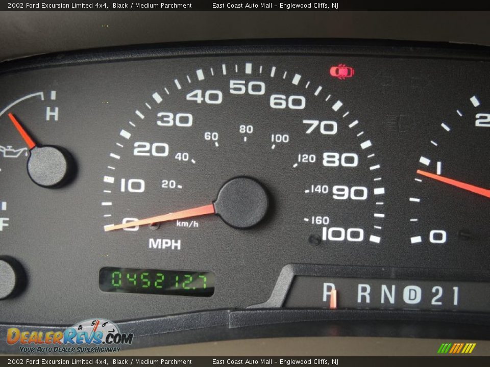 2002 Ford Excursion Limited 4x4 Black / Medium Parchment Photo #14