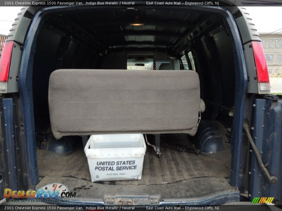 2001 Chevrolet Express 1500 Passenger Van Indigo Blue Metallic / Neutral Photo #6