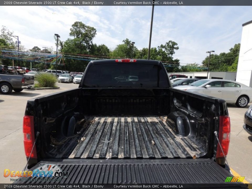 2009 Chevrolet Silverado 1500 LT Crew Cab 4x4 Black / Ebony Photo #6