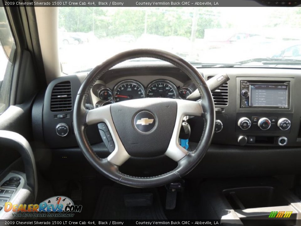 2009 Chevrolet Silverado 1500 LT Crew Cab 4x4 Black / Ebony Photo #7