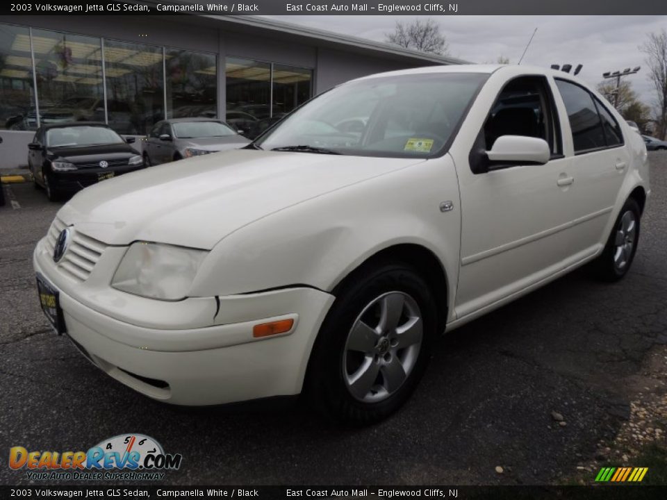 2003 Volkswagen Jetta GLS Sedan Campanella White / Black Photo #3