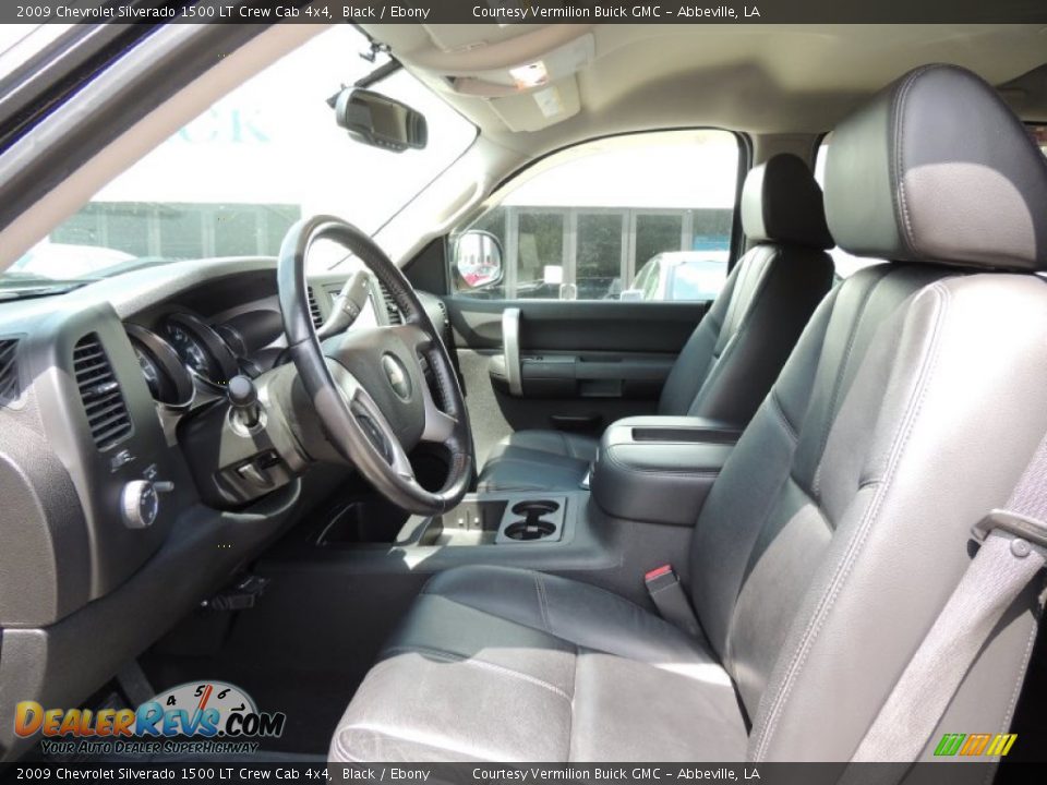 2009 Chevrolet Silverado 1500 LT Crew Cab 4x4 Black / Ebony Photo #8