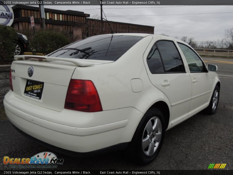 2003 Volkswagen Jetta GLS Sedan Campanella White / Black Photo #4