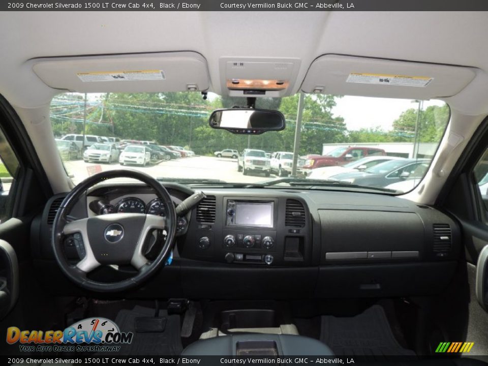2009 Chevrolet Silverado 1500 LT Crew Cab 4x4 Black / Ebony Photo #9