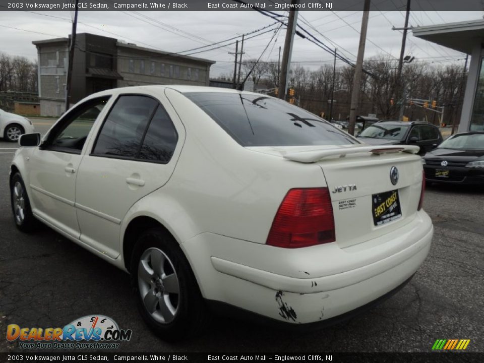 2003 Volkswagen Jetta GLS Sedan Campanella White / Black Photo #7