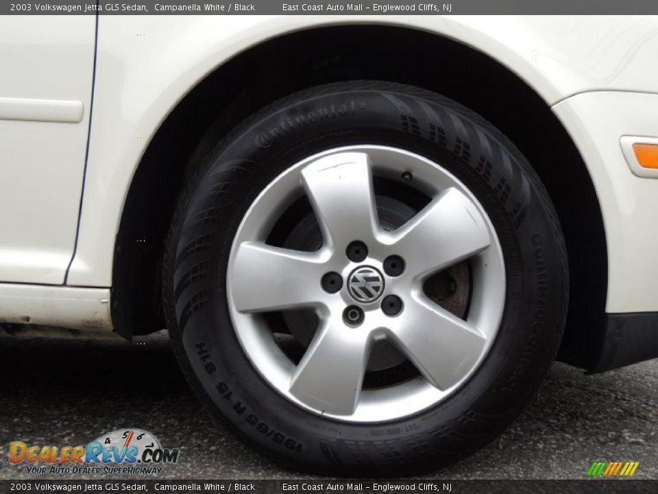 2003 Volkswagen Jetta GLS Sedan Campanella White / Black Photo #8
