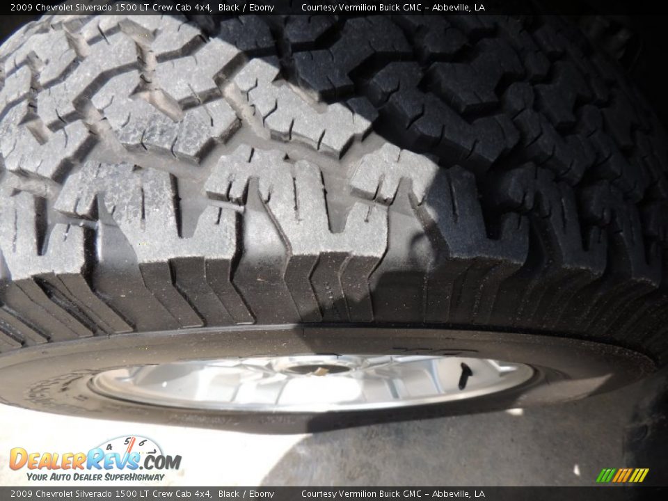 2009 Chevrolet Silverado 1500 LT Crew Cab 4x4 Black / Ebony Photo #18