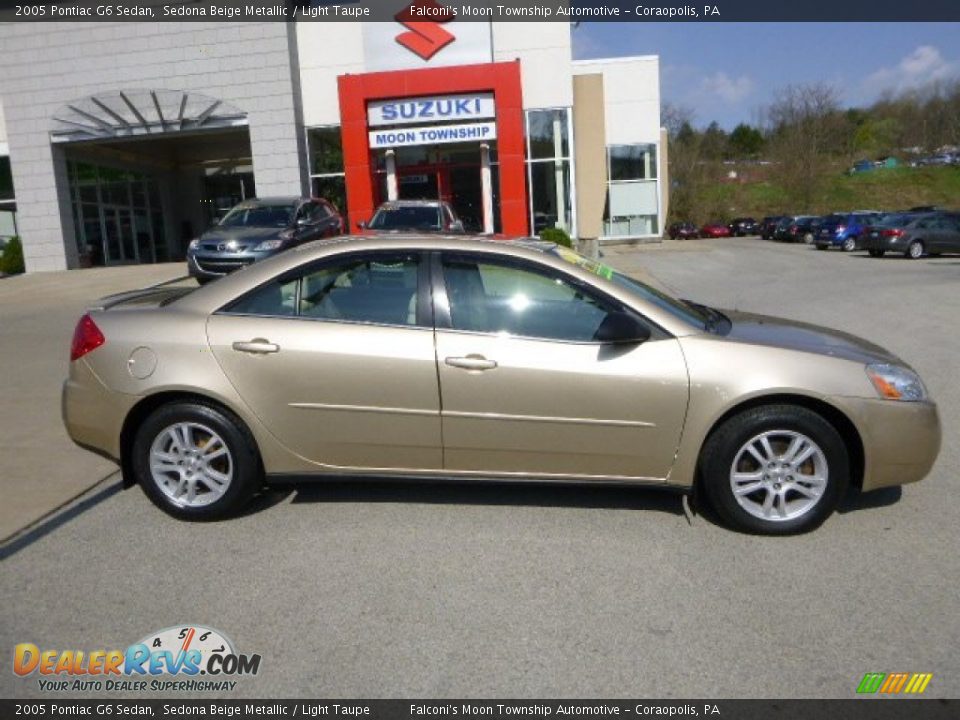 2005 Pontiac G6 Sedan Sedona Beige Metallic / Light Taupe Photo #2