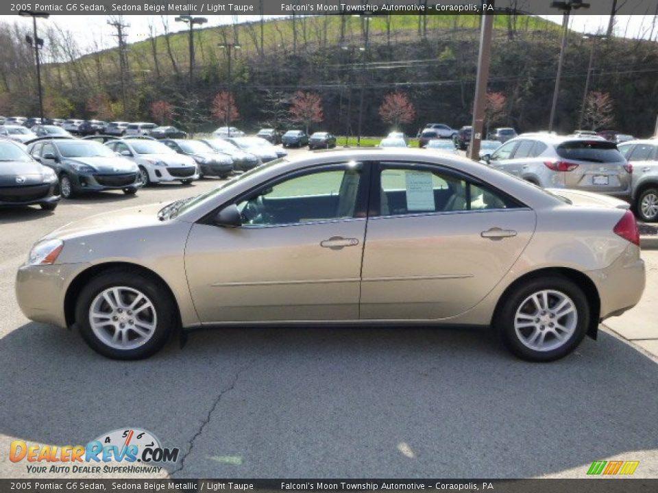 2005 Pontiac G6 Sedan Sedona Beige Metallic / Light Taupe Photo #6