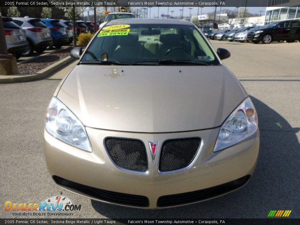 2005 Pontiac G6 Sedan Sedona Beige Metallic / Light Taupe Photo #8