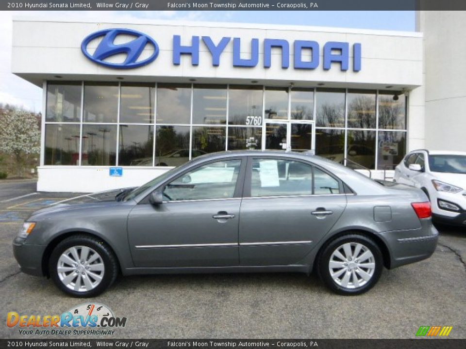 2010 Hyundai Sonata Limited Willow Gray / Gray Photo #1