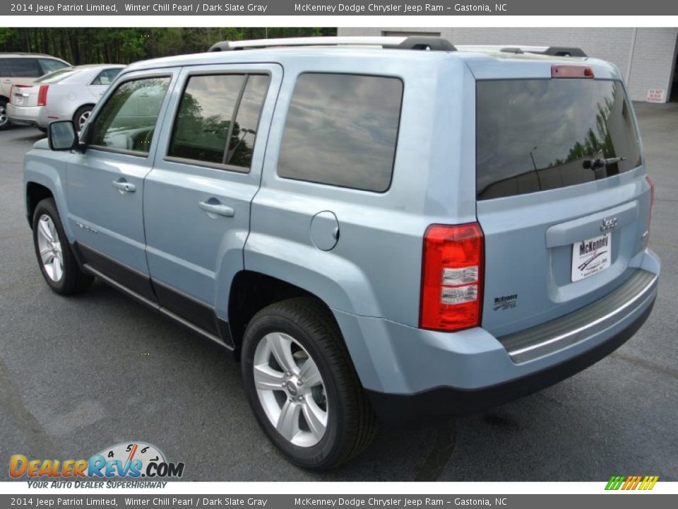 2014 Jeep Patriot Limited Winter Chill Pearl / Dark Slate Gray Photo #4