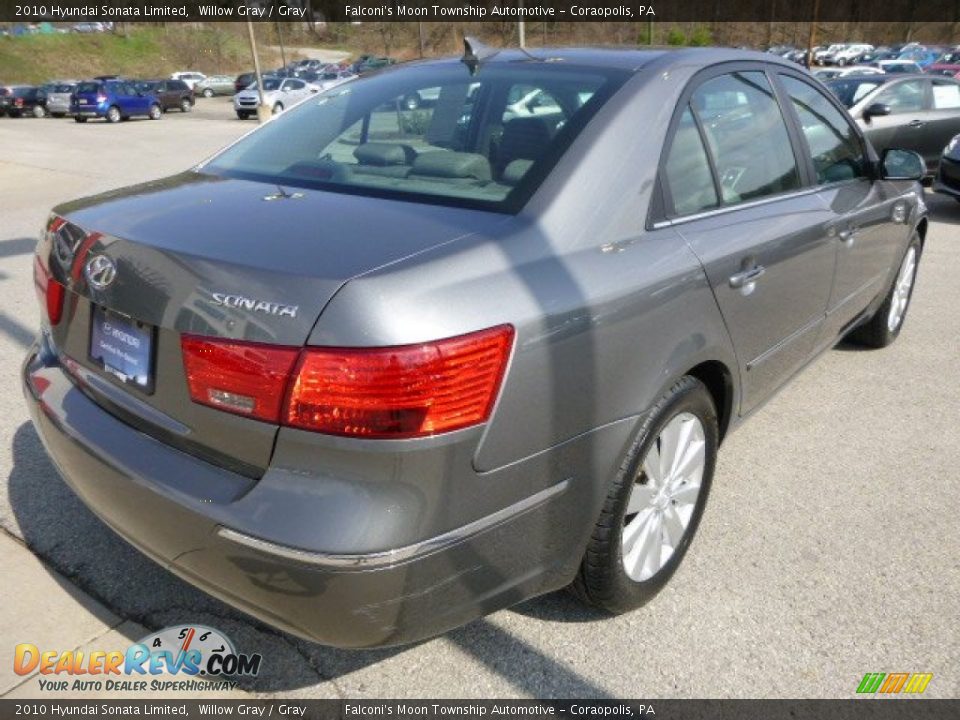 2010 Hyundai Sonata Limited Willow Gray / Gray Photo #2