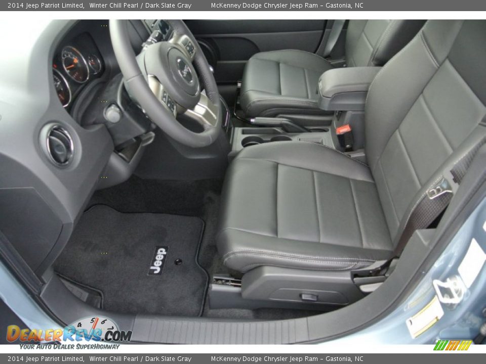 2014 Jeep Patriot Limited Winter Chill Pearl / Dark Slate Gray Photo #8