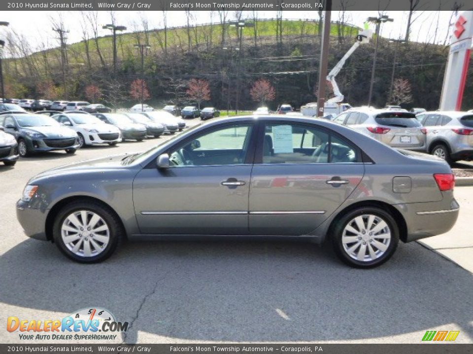 2010 Hyundai Sonata Limited Willow Gray / Gray Photo #5
