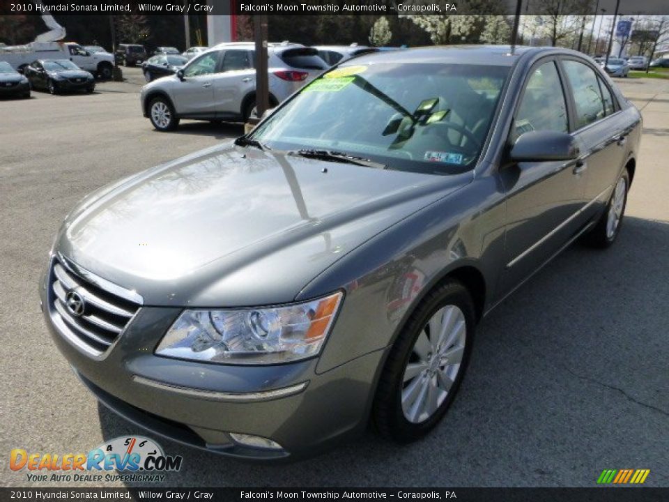 2010 Hyundai Sonata Limited Willow Gray / Gray Photo #6