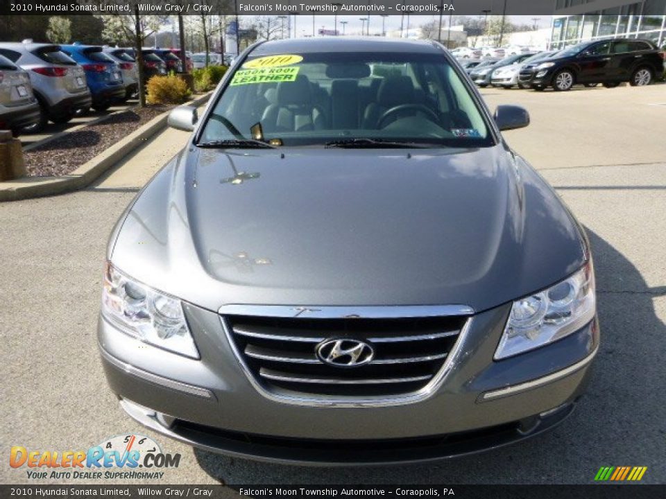 2010 Hyundai Sonata Limited Willow Gray / Gray Photo #7