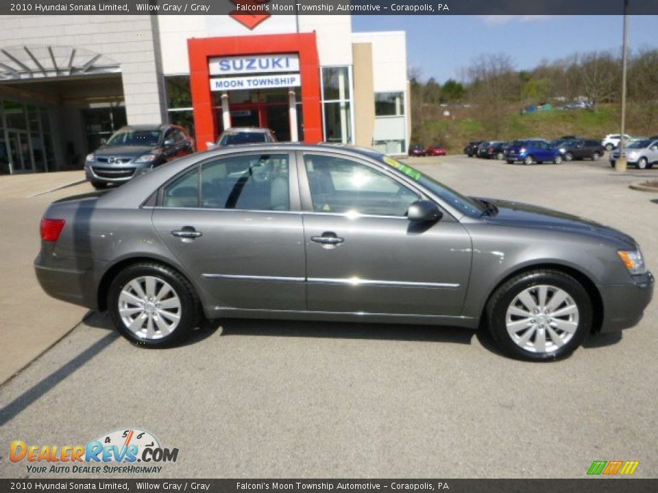 2010 Hyundai Sonata Limited Willow Gray / Gray Photo #8