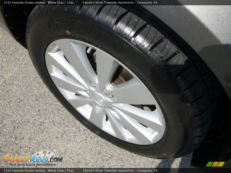 2010 Hyundai Sonata Limited Willow Gray / Gray Photo #9