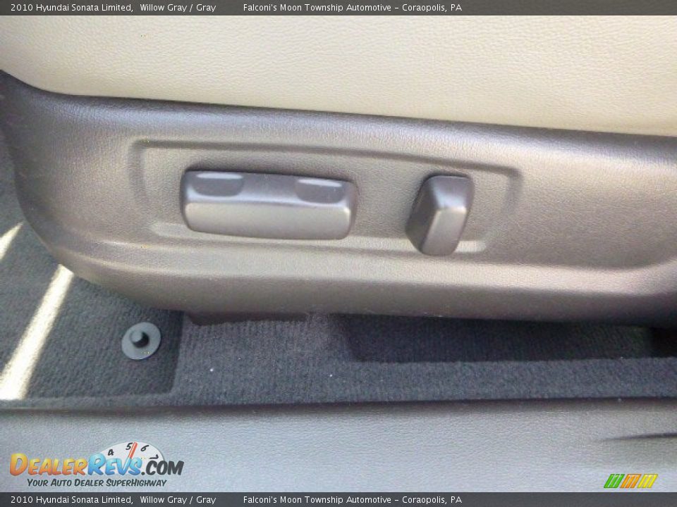 2010 Hyundai Sonata Limited Willow Gray / Gray Photo #19