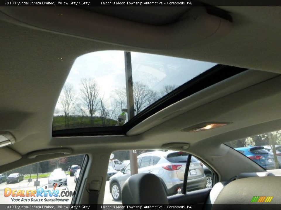2010 Hyundai Sonata Limited Willow Gray / Gray Photo #20