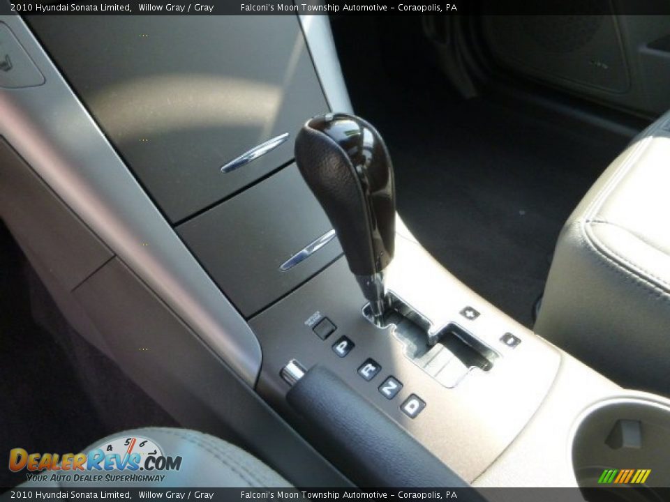 2010 Hyundai Sonata Limited Willow Gray / Gray Photo #21