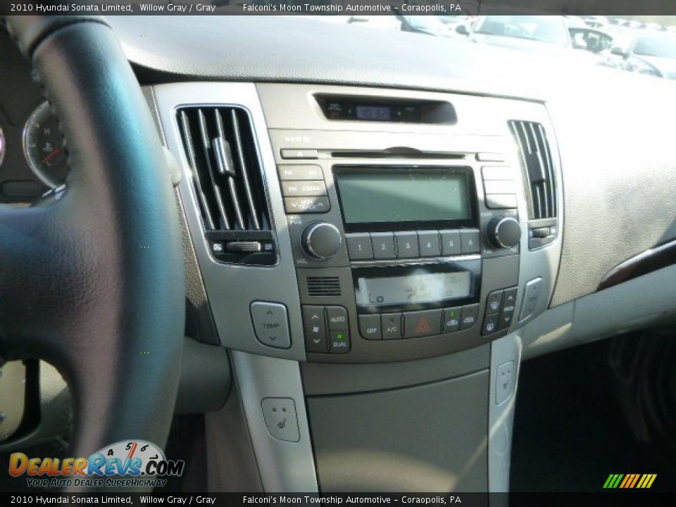 2010 Hyundai Sonata Limited Willow Gray / Gray Photo #23