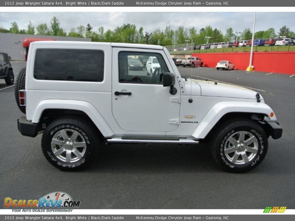 Bright White 2013 Jeep Wrangler Sahara 4x4 Photo #6